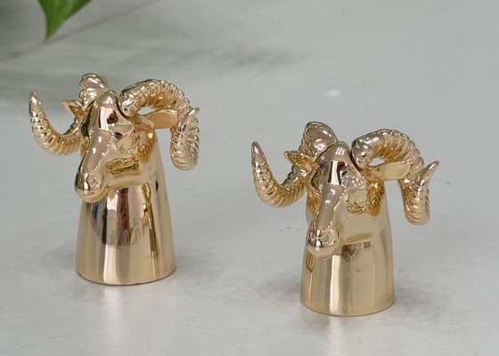 Kap parfum Zamak berbentuk antilop yang elegan dengan tutup parfum dengan logo yang disesuaikan