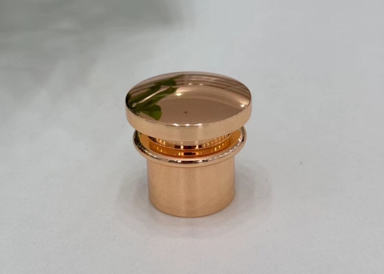 Berkilau Bentuk T Zamak Metal Cap Parfum Cap Parfum Tutup Dengan Warna Disesuaikan