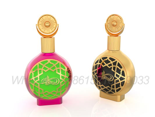 Customisable Zamak Perfume Caps Gold / Silver Finish Untuk Botol Parfum Mewah