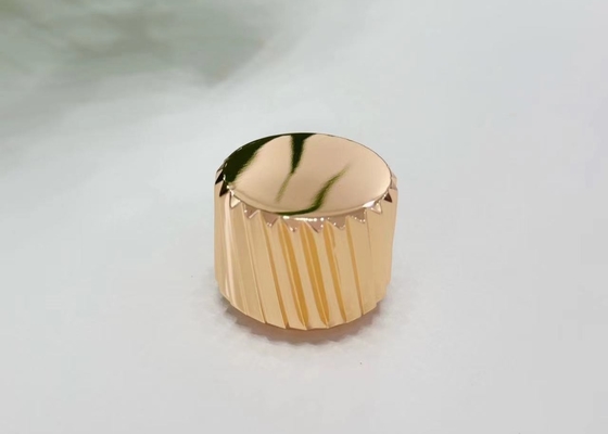 Zamak Irregular Surface Perfume Bottle Caps Tutup Untuk Kemasan Ramah Lingkungan