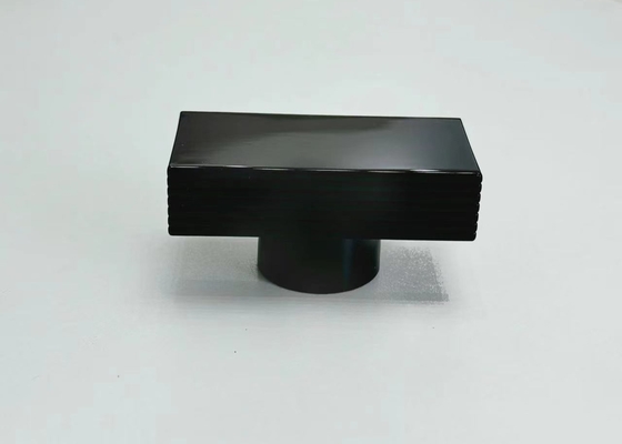 Cap Minyak wangi logam berbentuk T hitam yang memanjang untuk meningkatkan presentasi aroma