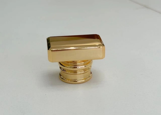 Zinc Alloy T-Shaped Gold Zamak Perfume Caps untuk kemasan parfum pribadi
