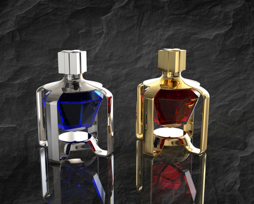 Kap parfum Zamak berbentuk T yang dapat disesuaikan untuk tampilan yang unik