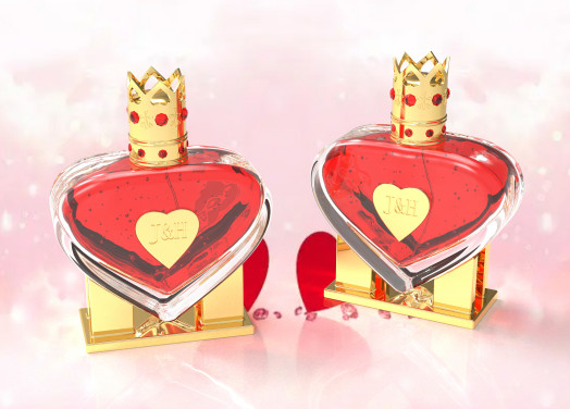 Romantic Customized Perfume Bottle Caps Untuk Zinc Perfume Set Pribadi