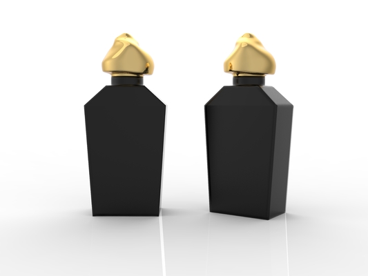 High-End Customized Premium Zamak Perfume Caps Zinc Desain Baru Set Parfum