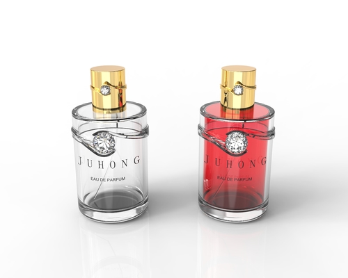 Berkilau Disesuaikan Berlian Zamak Perfume Caps Zinc Botol Cap Zinc Alloy Cap