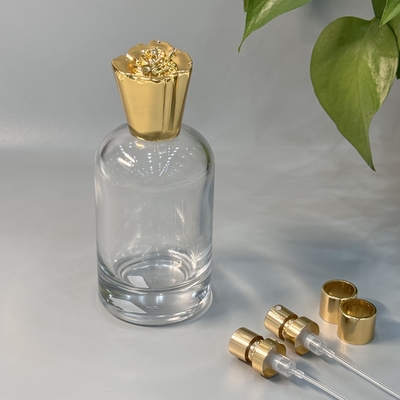 Tingkatkan Presentasinya Perfume Zinc Alloy Metal Perfume Caps Desain yang dapat disesuaikan Bahan tahan lama