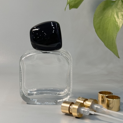 Logo yang disesuaikan Kap parfum Zamak untuk solusi kemasan parfum mewah Tidak ada biaya cetakan