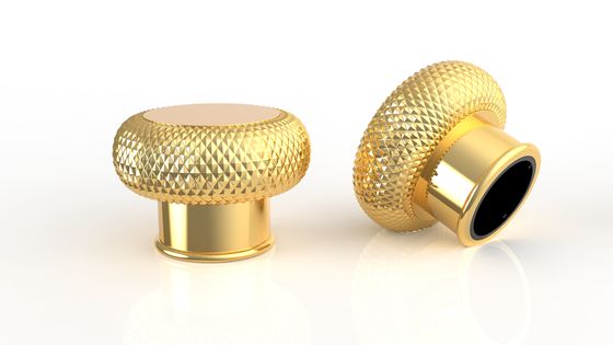 Custom-Made High-End Luxury Zinc Alloy Perfume Caps In Rose Gold And Bright Gold Are Also Available.