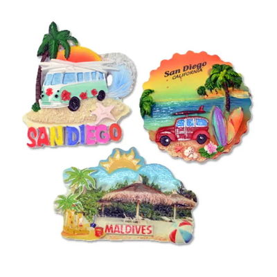 Magnet Sticker Kulkas Unik Untuk Souvenir Atau Toko Hadiah Perjalanan