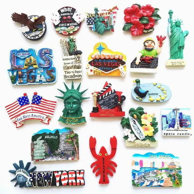 Magnet Lemari Es Logam Custom Untuk Souvenir Atau Hadiah Perjalanan