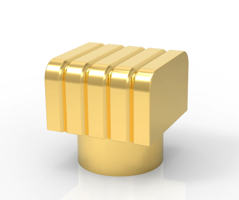 Zamak Perfume Caps Gold Zinc Alloy Set Untuk Botol Merek Parfum Anda Sendiri