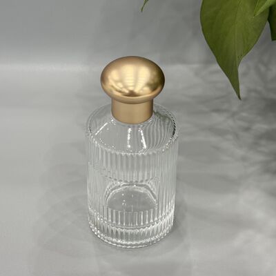Luxury Shiny Gold Customized Zinc Alloy Metal Perfume Bottle Cap untuk Botol Merek Kaca Anda Sendiri