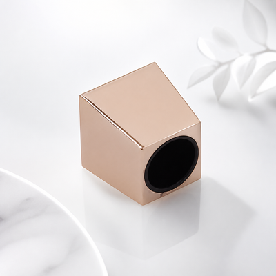 Gold Color Zinc Alloy Customisable Perfume Bottle Cap dan Zamak Perfume Cover untuk Aroma Mewah
