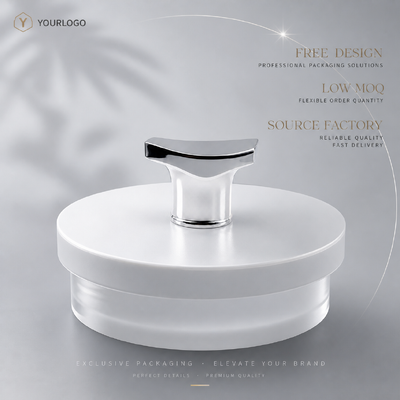 Mirror Silver Curved Handle Zinc Alloy Perfume Cap Custom Unik Bentuk Irregular Metal Perfume Lid Model JH5083 Untuk Perfume Designer Mewah Botol Kaca