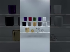 High End Silinder Bentuk Aluminium Metal Perfume Caps Untuk Standar Fee 15 Botol Necks