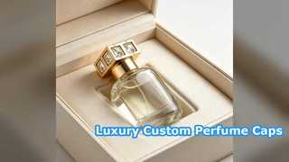 Tutup Parfum Berlian Lapis Emas Mewah untuk Merek Premium